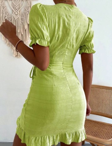 Rochie scurta SHEIN, verde