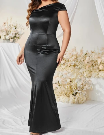 Rochie lunga SHEIN CURVE, negru