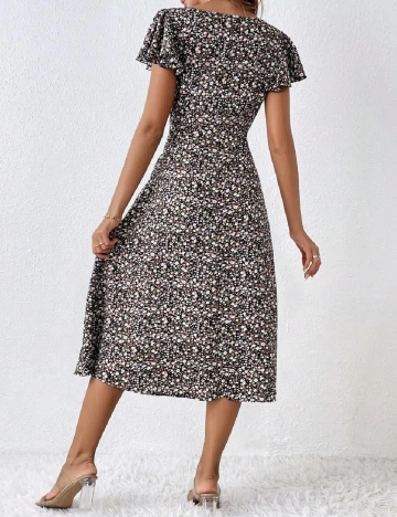 Rochie medie SHEIN, floral print Floral print