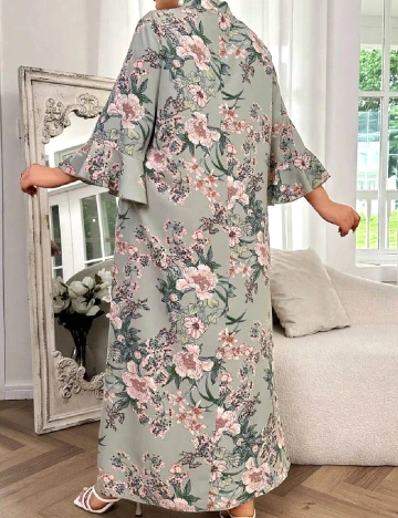 Rochie lunga SHEIN CURVE, verde