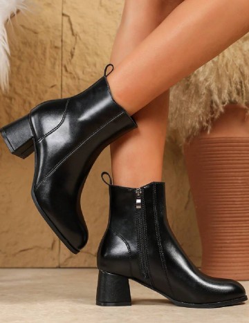 Botine SHEIN, negru