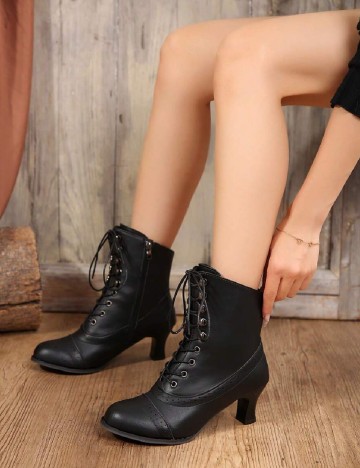 Botine SHEIN, negru