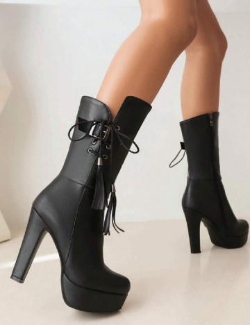 
						Cizme SHEIN, negru
