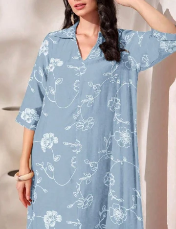 Rochie medie SHEIN, bleu