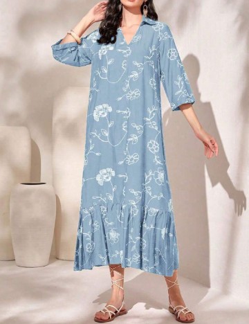 Rochie medie SHEIN, bleu