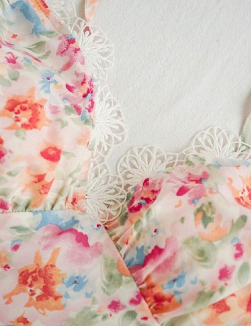 Rochie scurta SHEIN, floral print