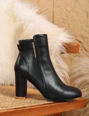 Botine SHEIN, negru