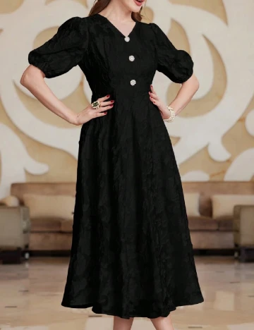 Rochie medie SHEIN, negru