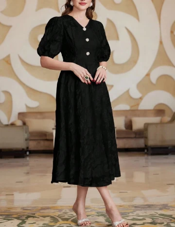 Rochie medie SHEIN, negru