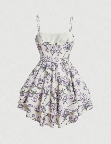 Rochie scurta SHEIN, floral print Floral print