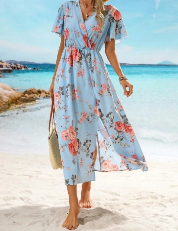 Rochie medie SHEIN, albastru