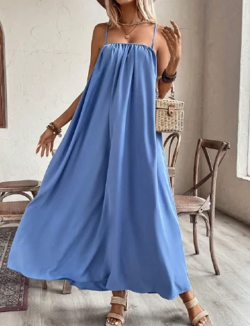 Rochie lunga SHEIN, albastru Albastru