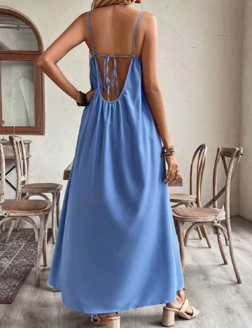Rochie lunga SHEIN, albastru Albastru