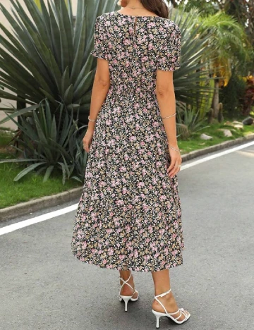 Rochie medie SHEIN, floral print