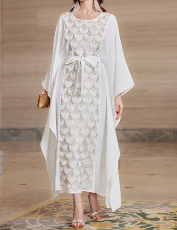 
						Rochie lunga SHEIN, alb