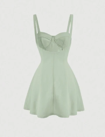 Rochie scurta SHEIN, verde