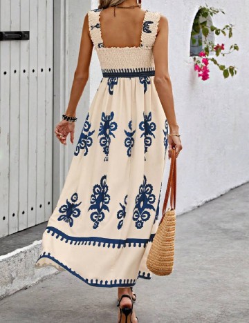 Rochie lunga SHEIN, crem
