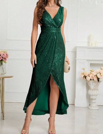 Rochie medie UNITHORSE, verde