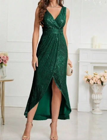 Rochie medie UNITHORSE, verde