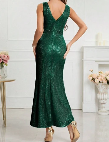 Rochie medie UNITHORSE, verde