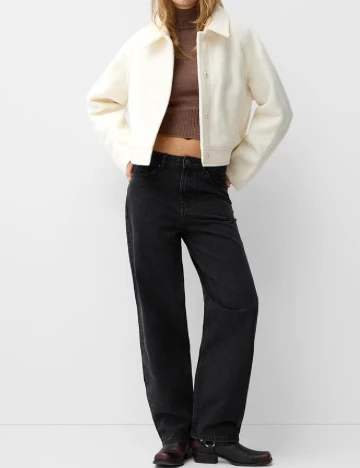 Blugi Bershka, negru