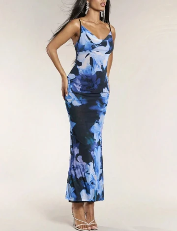 Rochie lunga SHEIN, albastru