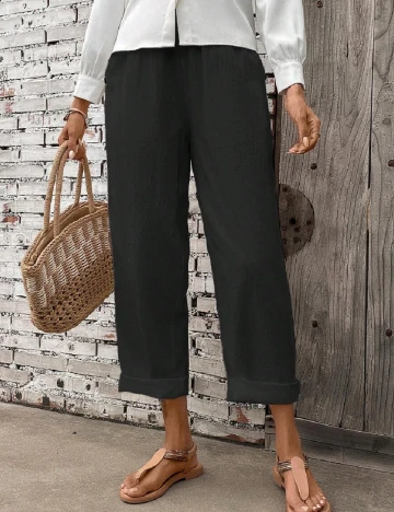 Pantaloni SHEIN, negru