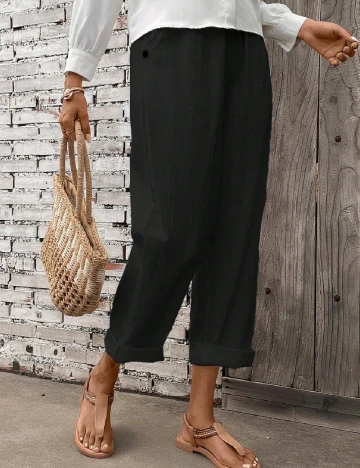 Pantaloni SHEIN, negru