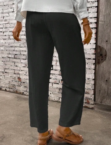 Pantaloni SHEIN, negru