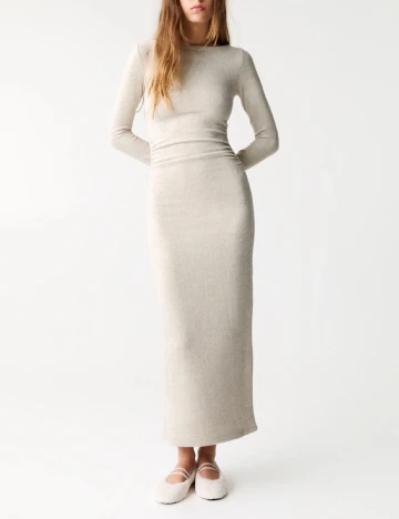 Rochie lunga Pull&Bear, gri Gri
