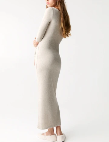 Rochie lunga Pull&Bear, gri Gri