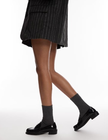 Mocasini Top Shop, negru