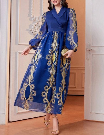 
						Rochie lunga SHEIN, albastru