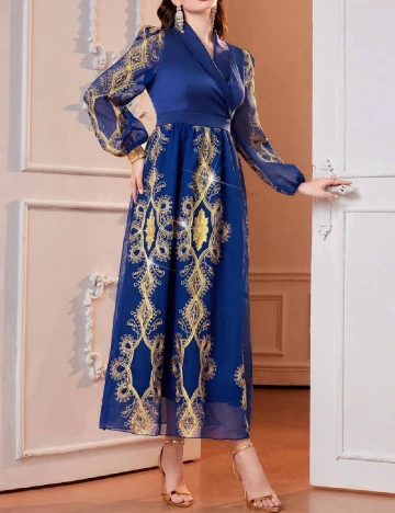 Rochie lunga SHEIN, albastru