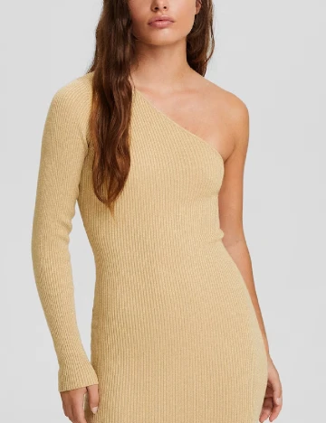 Rochie lunga Bershka, bej Maro