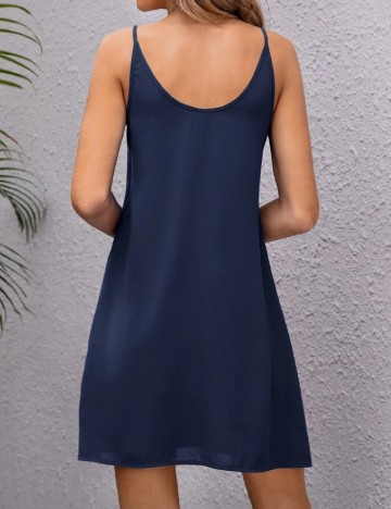 Rochie scurta SHEIN, bleumarin