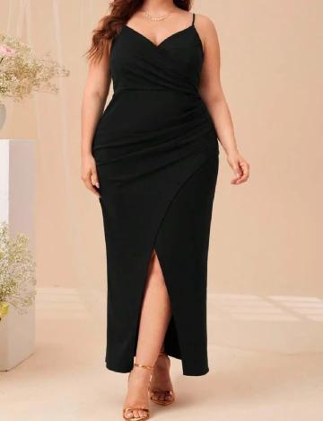 Rochie lunga SHEIN CURVE, negru