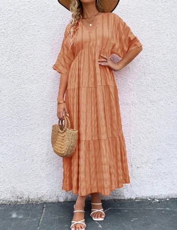 Rochie lunga SHEIN, portocaliu