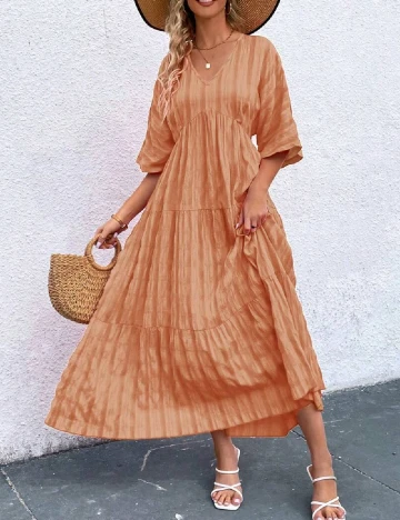 Rochie lunga SHEIN, portocaliu