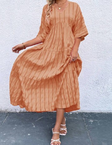 Rochie lunga SHEIN, portocaliu