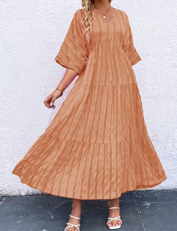 Rochie lunga SHEIN, portocaliu