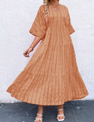 Rochie lunga SHEIN, portocaliu