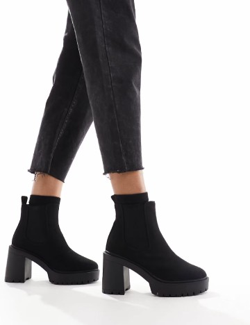 
						Botine ASOS, negru