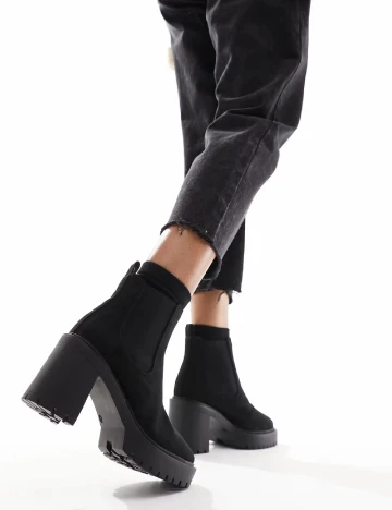 Botine ASOS, negru