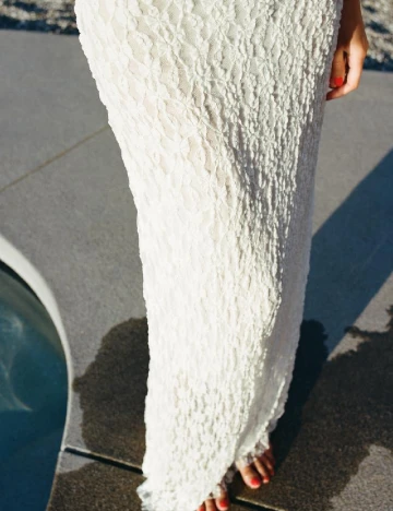 Rochie lunga Zara, alb