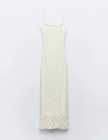 Rochie lunga Zara, alb