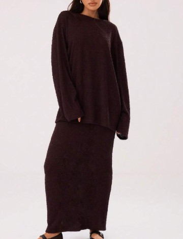 Bluza SHEIN, maro inchis