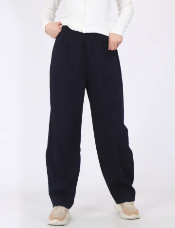 Pantaloni SHEIN, bleumarin inchis