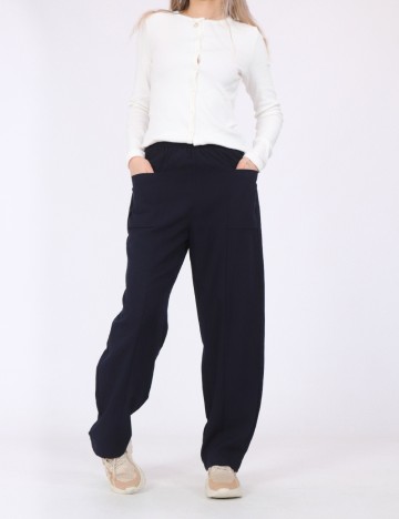 
						Pantaloni SHEIN, bleumarin inchis