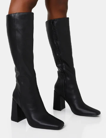 Cizme Public Desire, negru Negru